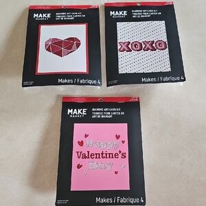 3 Make Market Valentine's Day Card Kit Sets